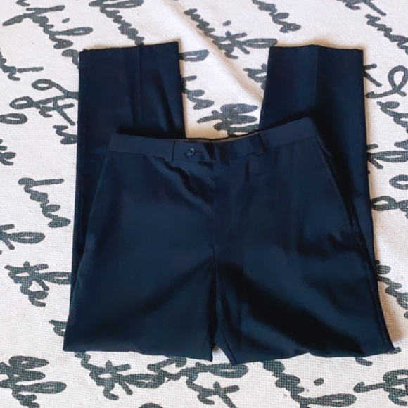 18 Calvin Klein Men’s Black Wool trousers - Picture 6 of 9